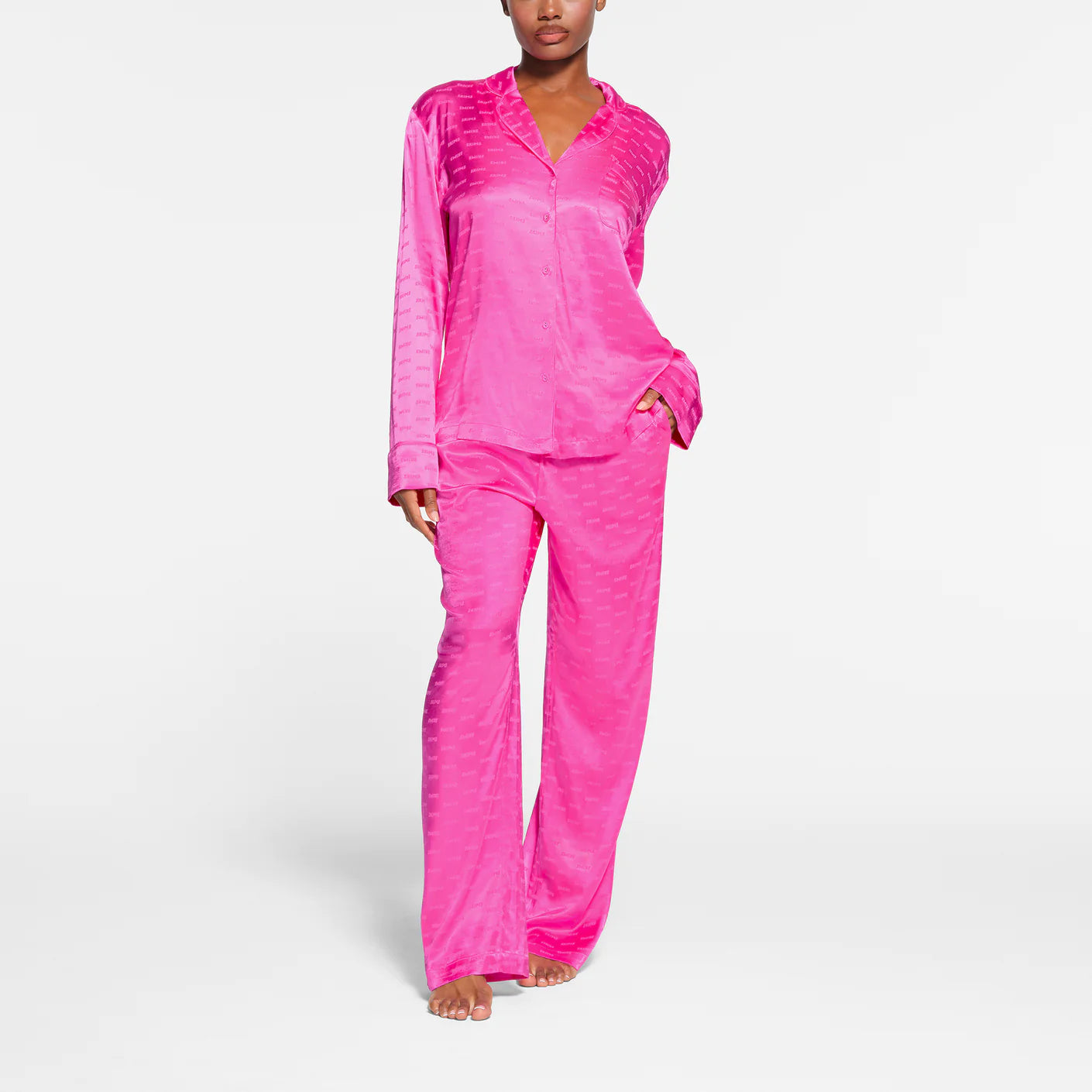 LONG SLEEVE BUTTON UP SLEEP SET