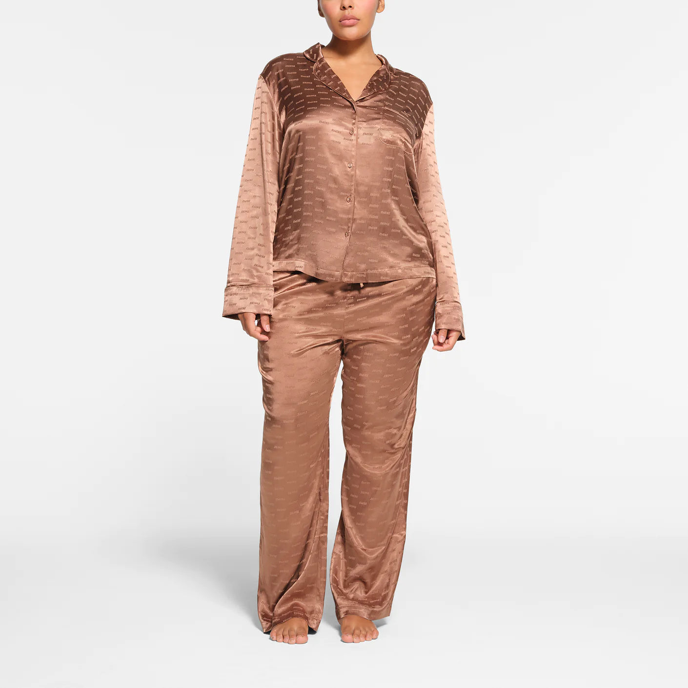 LONG SLEEVE BUTTON UP SLEEP SET