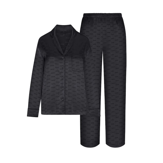 LONG SLEEVE BUTTON UP SLEEP SET